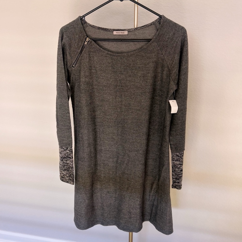 Cozy Grey Dress